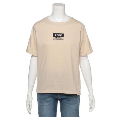 吸水速乾 ボックスロゴバックプリントTシャツ