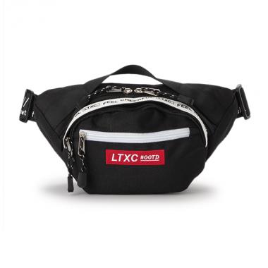 スクエア刺しゅうウエストバッグ