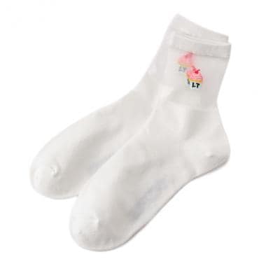 モチーフシースルーソックス