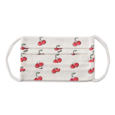 チェリー総柄布マスク