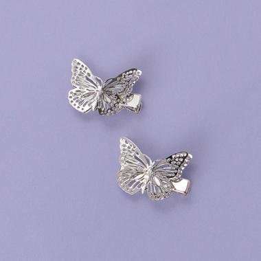 蝶モチーフヘアピン2個セット