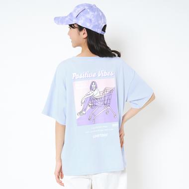 ガールイラストTシャツ