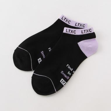 バイカラーロゴスニーカーインソックス