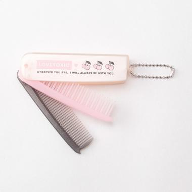 ロゴ×チェリー2WAYコーム