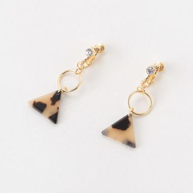 三角リングイヤリング