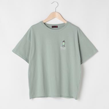 カフェ刺しゅう半袖Tシャツ