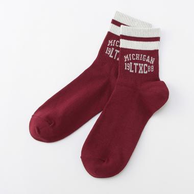 ラインカレッジクルーソックス