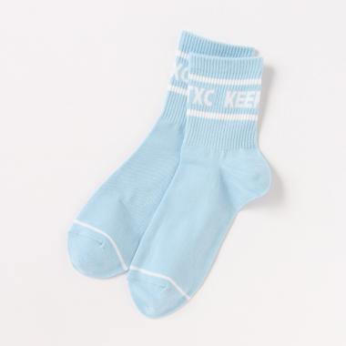 ラインロゴクルーソックス