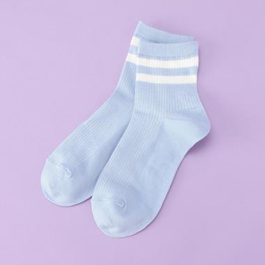 2本ラインクルーソックス