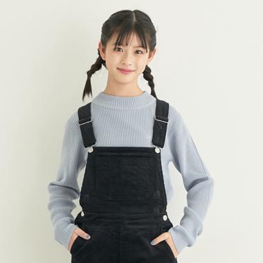 リブニットプルオーバー