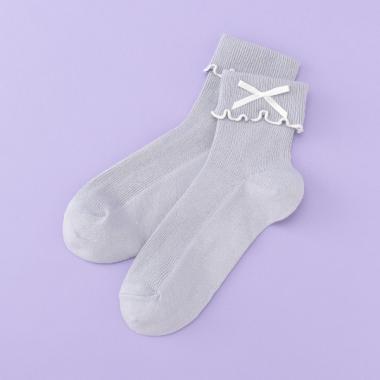 折り返しメローリブクルーソックス