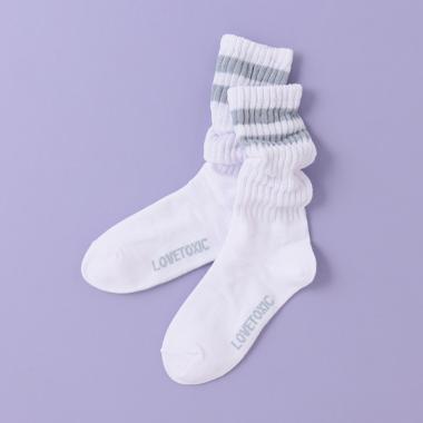 ラインルーズソックス