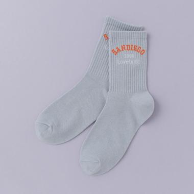 カレッジロゴリブソックス