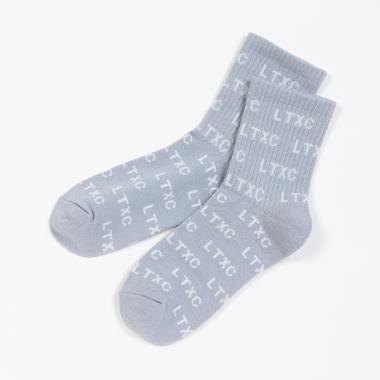 総柄クルーソックス