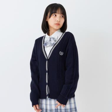 【卒服】【セレモニー】【洗える】ニットカーディガン