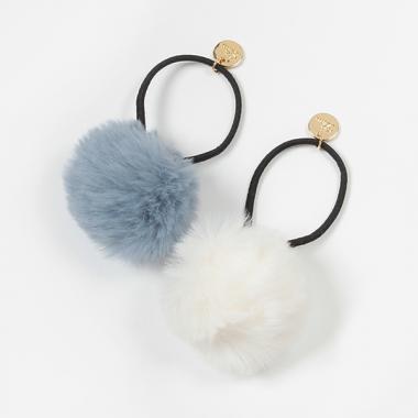 フェイクファーゴムセット