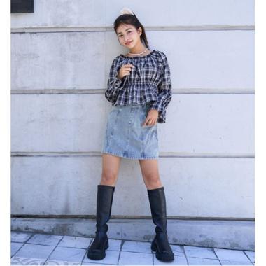 【GOODPRICE】切替台形スカパン