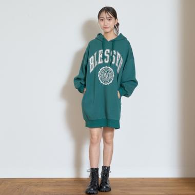 【GOODPRICE】裏起毛パーカワンピース