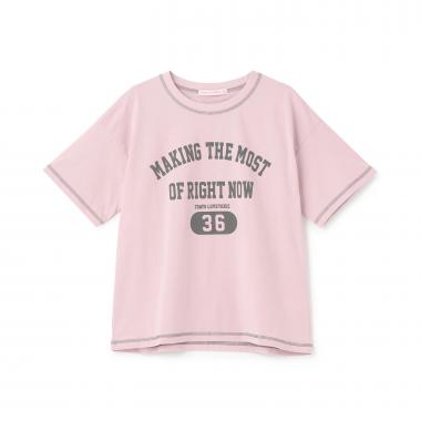 【7days】ロゴナンバー半袖Tシャツ