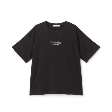 【7days】バックガールイラスト半袖Tシャツ