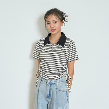 ハーフジップドロストT