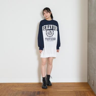 【LTXC】バイカラープルワンピース