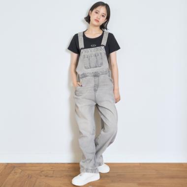 【GOODPRICE】【ベーシック】デニムオーバーオール