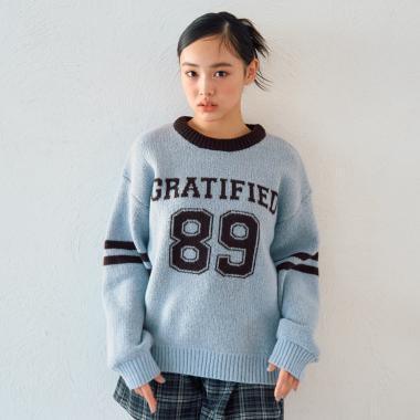 モヘアタッチジャガードプルオーバー