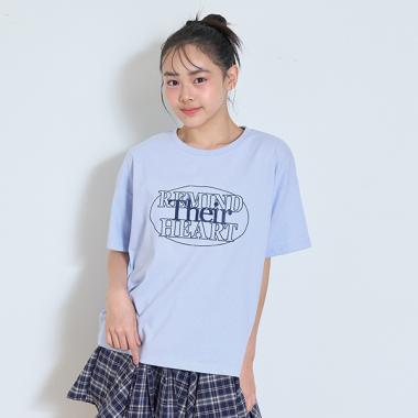 【GOODPRICE】【綿100％】サークルロゴ刺しゅうTシャツ