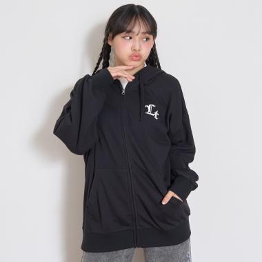 ルーズZIPパーカ