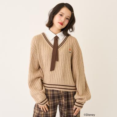 【Disney】【ズートピア】レイヤードニット