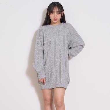 ラメニットルーズワンピース