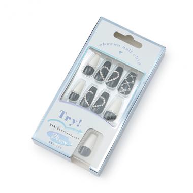 スクエアロングネイルチップ