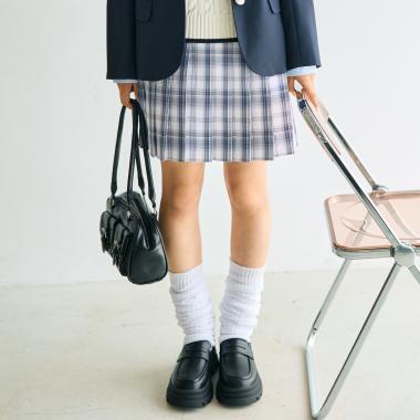 【卒服・セレモニー】チェック柄プリーツスカパン