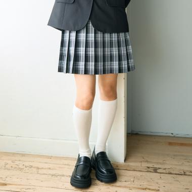 【卒服・セレモニー】チェック柄プリーツスカパン