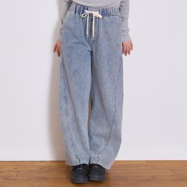 サマ見えイージープルオンパンツ