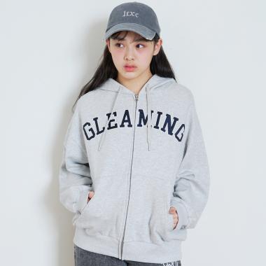 ロゴアップリケルーズジップパーカ