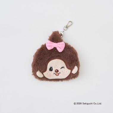 【モンチッチ】フェイスマルチポーチ