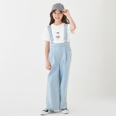 【リンク】お花刺しゅうサロペット(ジュニア)