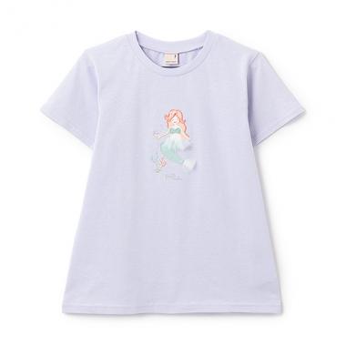 【防汚/リンク】キラキラモチーフTシャツ(ジュニア)