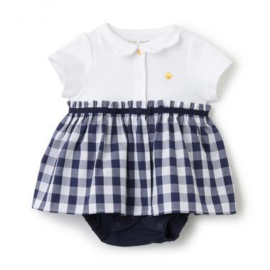 ギンガムショートオール