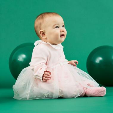 ボウ刺しゅうチュール2wayオール