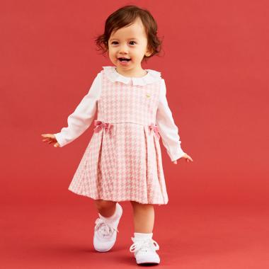 千鳥ジャンパースカート&カットソーセット