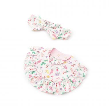 フルーツベアリングフローラルスタイ&ヘアバンドセット