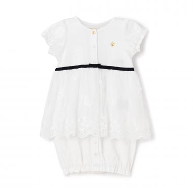 バタフライエンブロイダリーショート2wayオール