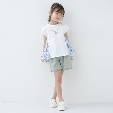 トドラー エンブロイダリーキュロットスカート