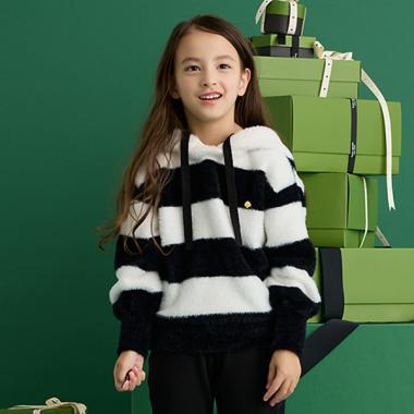 トドラー ニットフーディ