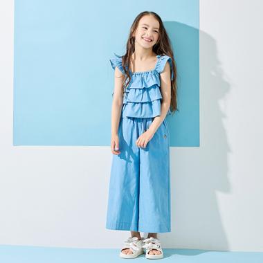トドラー フリルトップス&パンツセット