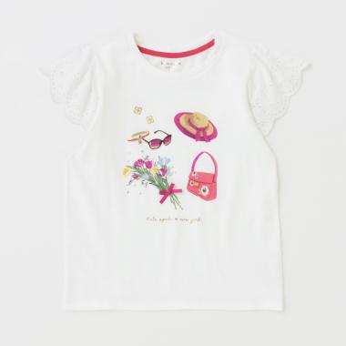 ガールズ スプリングエッセンシャルTシャツ