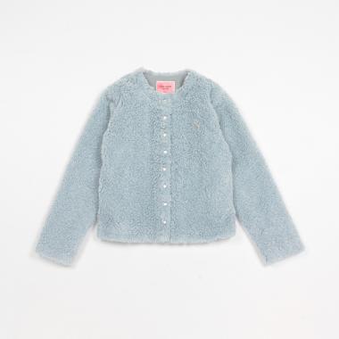 ガールズ ボアカーディガン